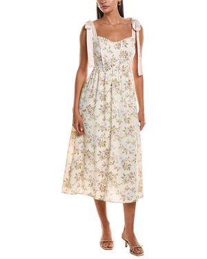 LUXE ALWAYS Midi Dress - Natural