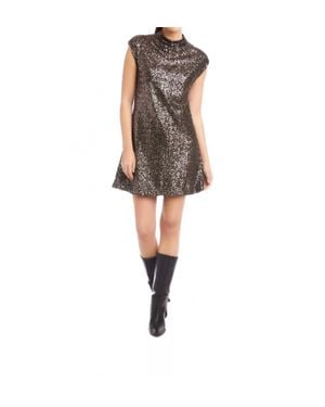 Fifteen Twenty Cayla Sequin Mini Dress - Natural