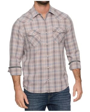 Flag & Anthem Mick Vintage Western Shirt - Gray