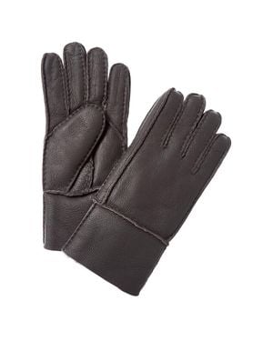 Surell Accessories Shearling-Lined Tech Gloves - Gray
