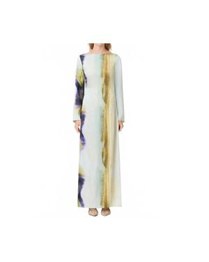 Curaae Willow Satin Maxi Dress - Green