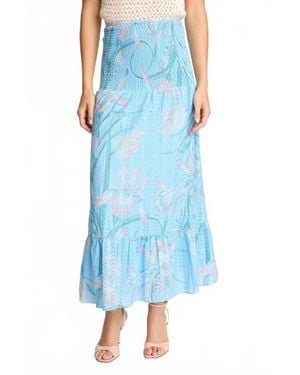 Caballero Chablis Maxi Skirt-Dress - Blue