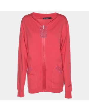 Marina Rinaldi Marina Sport By Jersey Hoodie Set Jacket - Pink