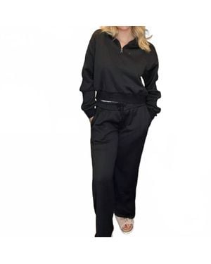 Birdies Two Piece Sweter And Pants Set - Black