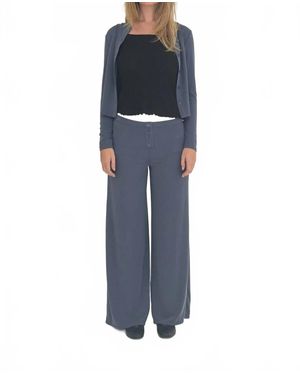 Find Me Now Cupro Lounge Pant - Blue