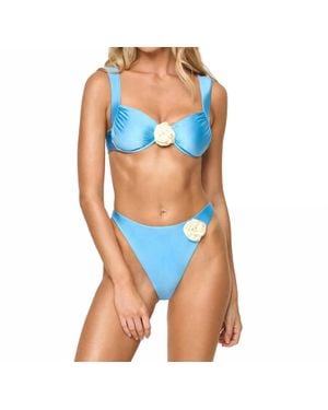 LSPACE Stella Bikini Top - Blue
