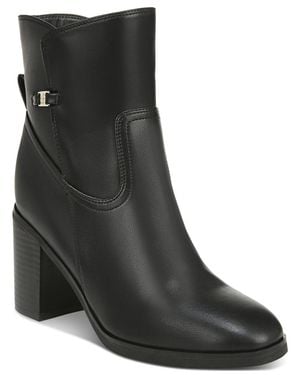 Giani Bernini Olaa Boots Memory Foam Almond Toe Bootie Lion89 - Black