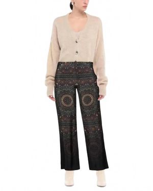 Desigual Wide Leg Pants - Multicolor