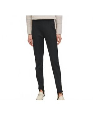 Luisa Cerano Stirrup Satin Pants - Black