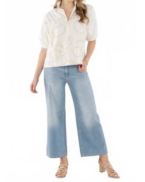 Emily Mccarthy Poppy Top - Blue