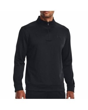 Under Armour Armor Fleece Quarter Zip Pullover Sweater - Blue