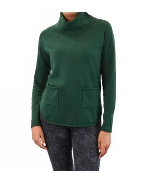 Fdj Cowl Neck Sweater - Green