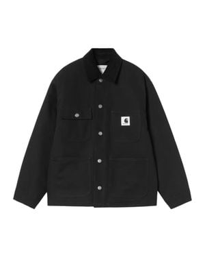 Carhartt Dusty H Heavyweight Denim Og Detroit Jacket - Black