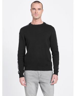 Guess Eco Mattys Crewneck Sweater - Black