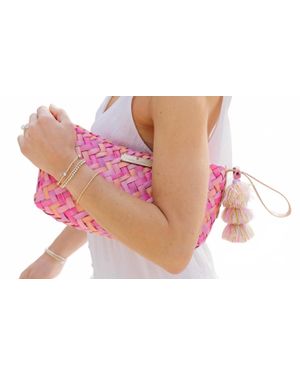 Squeeze De Citron Rose Baguette Bag - Black