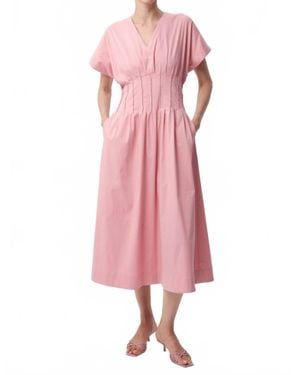 Exquise Amaud Midi Dress - Pink