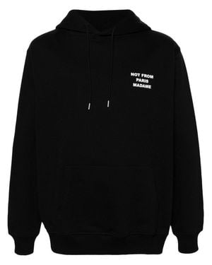 Drole de Monsieur Le Hoodie Slogan - Black