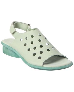 Arche Saotto Leather Sandal - Green