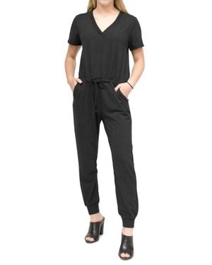 Gigi Moda Alina Cotton Jumpsuit - Black