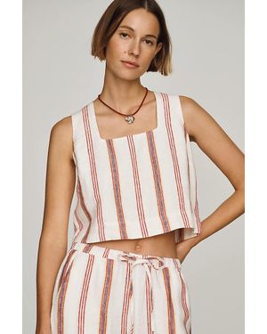 Rails X Giadzy Akira 100% Linen Tank Top - Red