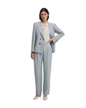 Blazé Milano After You Fox Straight Pant - Blue