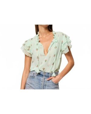 MISA Los Angles Maria Bohemian Top - Black