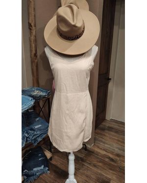 She + Sky Mini Dress - Natural