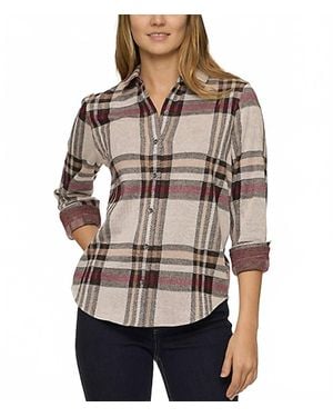 Flag & Anthem Adelaide Knit Flannel Top - Gray