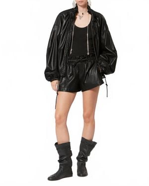 Isabel Marant Naline Pull-On Shorts - Black