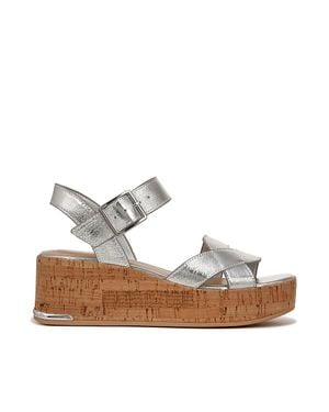 Sarto Tilly Platform Heels - White