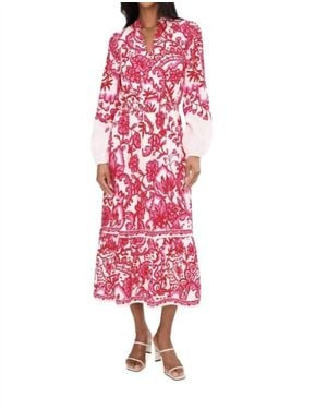 Lilly Pulitzer Axton Midi Dress - Red