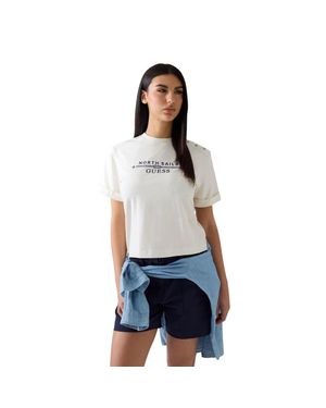 Guess Cotton T-Shirt - White