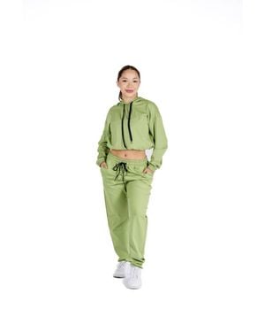 Lovyt Mid-Rise Sweatpants - Green