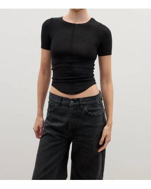Bayse Anisa Short Sleeve Tee - Black