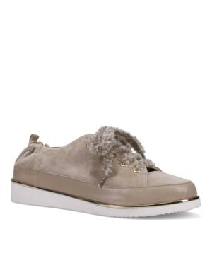 Ron White Nalla Cashmere Suede Nappa Sneaker - Gray