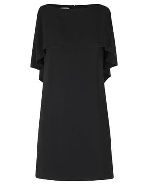 Alberta Ferretti Cady Viscose-Blend Mini Dress - Black