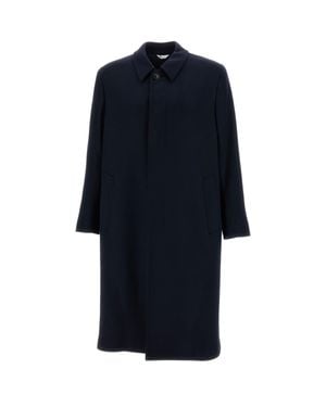 Boglioli Loden Wool Shirt Collar Coat - Blue