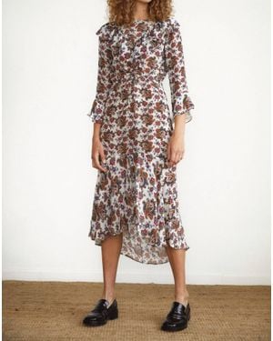 Guadalupe Fey Garden Dress - White