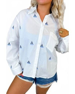 ..,merci Sail Away With Me Top - Blue