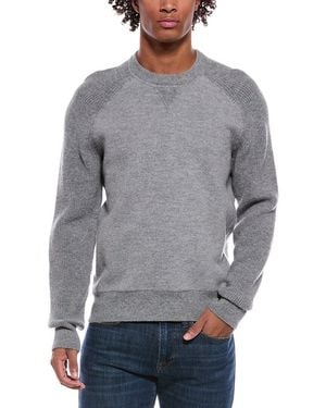 BOSS Boss Hero Wool Crewneck Sweater - Gray