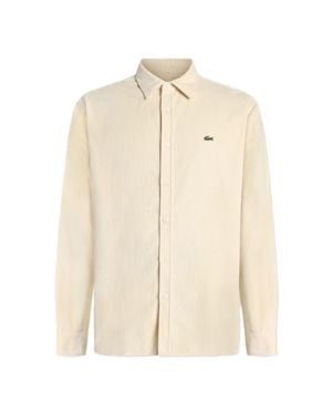 Lacoste 37/50 Ribbed Long-Sleeve Shirt - Natural