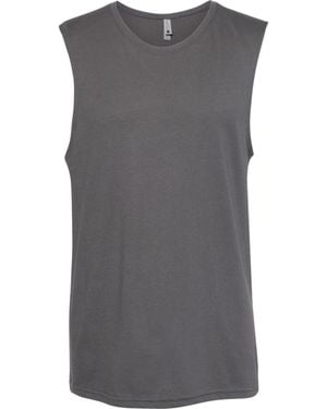 Next Level Lightweight Cotton/Poly Muscle Tank - Gray
