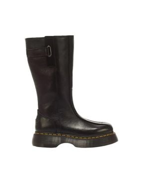 Dr. Martens Buzz Hi Milled Gloss High Boots - Black