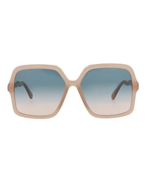 Chloé Square-Frame Bio Acetate Sunglasses - Blue