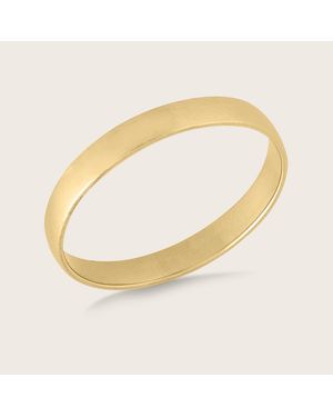 Pajure 14K Bold Stacker Band Ring - Metallic
