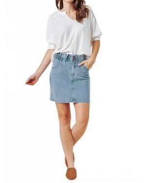 Poshture Finds Wishlist V-Neck Knit Top - Blue