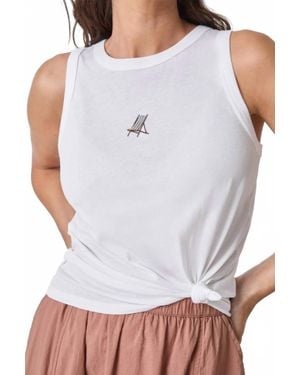 Lilla P Seaside Tank Top - White