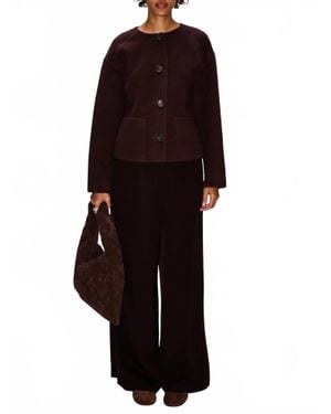 Ulla Johnson Elsie Double Faced Wool Coat - Red