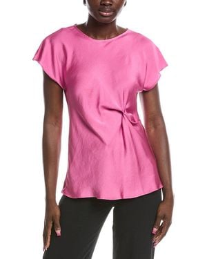 Joseph Ribkoff Side Knot Blouse - Pink