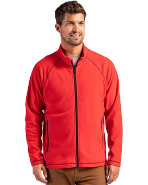 Clique Powder Fleece Full Zip Jacket - Red